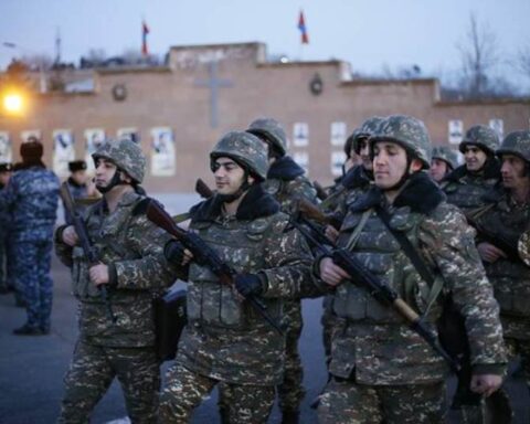 Ոստիկանական ջոկատ մը հերթապահութիւն կատարելու նպատակով Արցախ մեկնեցաւ