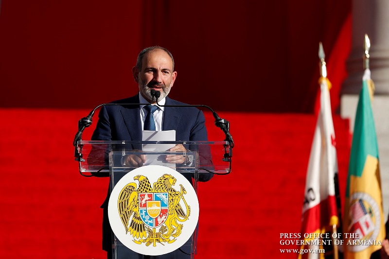 Փաշինեան Լոս Անճելոսի մէջ ներկայացուց Համահայկականութեան գաղափարը