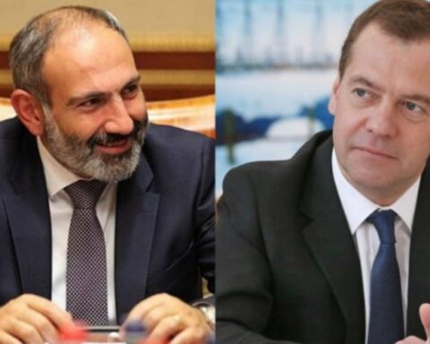 Փաշինեան շնորհաւորեց Ռուսաստանի վարչապետ Մետվետեւի ծննդեան տարեդարձը