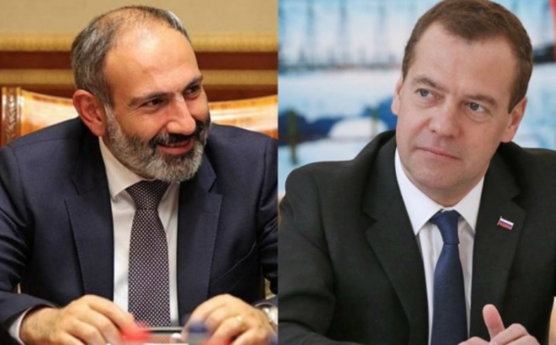 Փաշինեան շնորհաւորեց Ռուսաստանի վարչապետ Մետվետեւի ծննդեան տարեդարձը