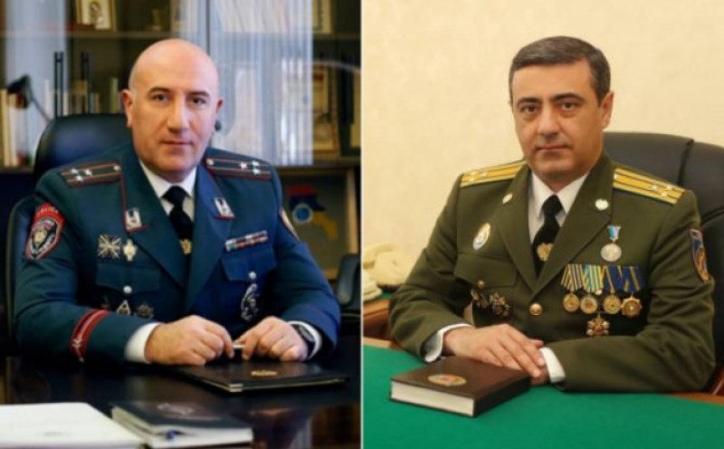 Էտուարտ Մարտիրոսեան եւ Արման Սարգսեան նշանակուեցան ԱԱԾ պետի եւ ՀՀ ոստիկանապետի ժամանակաւոր պաշտօնին