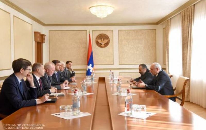 Արցախի  նախագահ Բակօ Սահակեանը ընդունած է ԵԱՀԿ Մինսքի խումբի համանախագահները