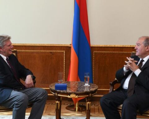 Ֆրանք Փալոն Նախագահ Արմէն Սարգսեանին հիւր