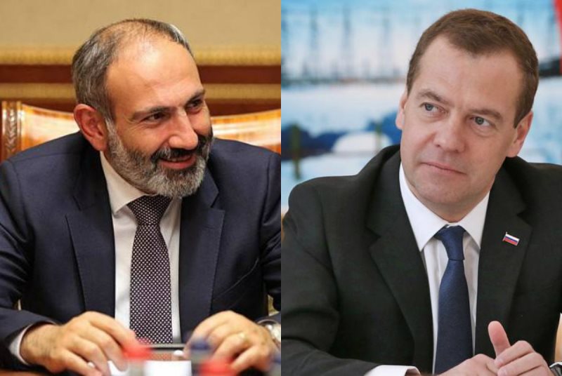 Փաշինեան-Մետվետեւ հեռախօսազրոյց