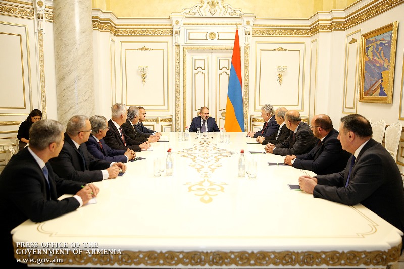 ՌԱԿ Կեդրոնական Վարչութեան պատուիրակութիւնը այցելեց ՀՀ Վարչապետ Նիկոլ Փաշինեանին