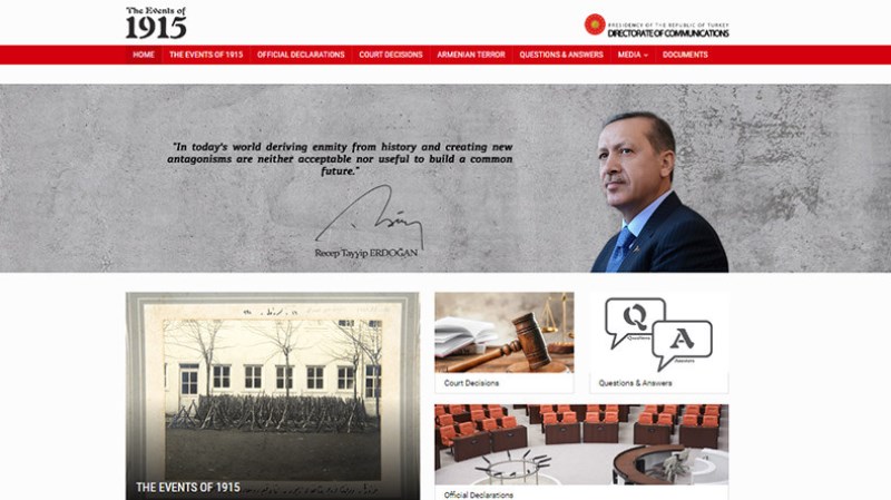 Թուրքիոյ մէջ ստեղծուած է «1915.gov.tr» կայքը. եւս մէկ քայլ դէպի ժխտողականութիւն