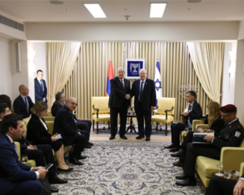 Իսրայէլի նախագահի հետ հանդիպման Արմէն Սարգսեանը կարեւորած է Իսրայէլի կողմէ Հայոց ցեղասպանութեան ճանաչումը