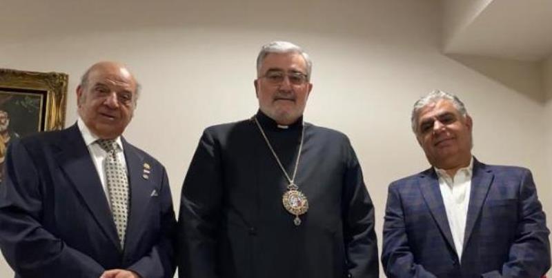ՌԱԿ Կեդրոնական Վարչութեան պատուիրակութեան հանդիպումը գերապայծառ Միքայէլ եպս. Մուրատեանի հետ