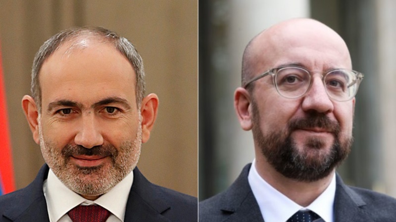 Փաշինեանը հեռախօսազրոյց ունեցած է Եւրոպական խորհուրդի նախագահին հետ