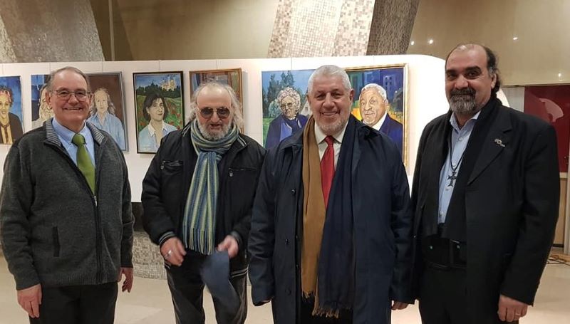 «Portraits d'hier et d'aujourd'hui». Արուեստագէտ Գլոտ Չաւուշի անհատական ցուցահանդէսը Լիոնի մէջ