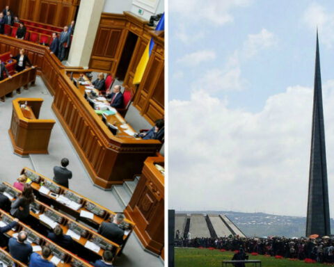 Ուքրանիոյ խորհրդարանին մէջ գրանցուած է Հայոց ցեղասպանութեան զոհերու յիշատակը յարգելու որոշման նախագիծ