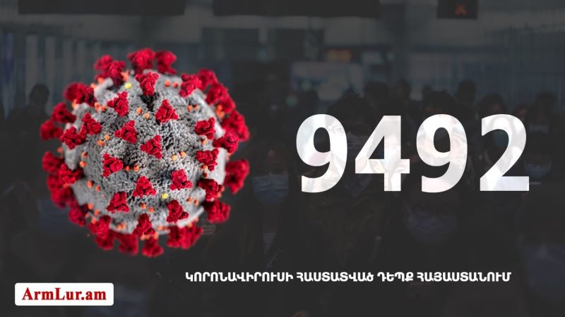 210 նոր դէպք. «Քորոնա» ժահրով հիւանդներու թիւը հասաւ 5896-ի