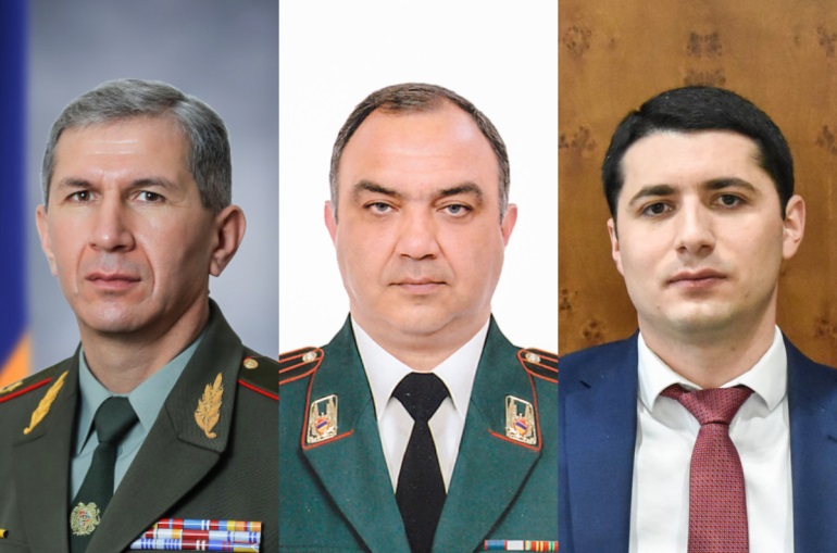 Օնիկ Գասպարեանը նշանակուած է ԶՈՒ ԳՇ պետ, Արգիշտի Քեարամեանը ԱԱԾ տնօրէն, Վահէ Ղազարեանը ոստիկանապետ