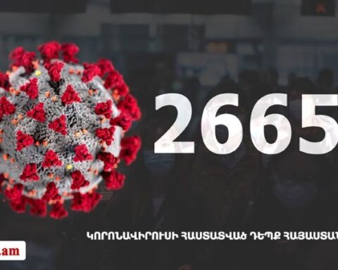 Հայաստանի մէջ «Քորոնա» ժահրով հիւանդներու թիւը հասաւ 26 658-ի