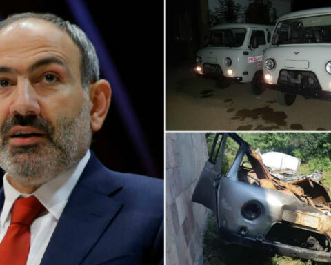 Բերդի փրկարարները ստացան հակառակորդի խոցած նոյն մեքենայի «իւղը վրան» տարբերակը. Փաշինեան