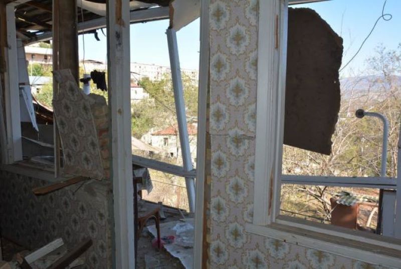 Ատրպէյճանը խախտելով մարդասիրական հրադադարը հարուածներ հասցուցած է Մարտունիի ուղղութեամբ