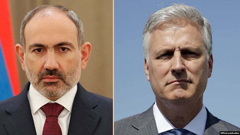 Վարչապետ Փաշինեանը հեռախօսազրոյց ունեցած է Ռոպըրթ Օ'Պրայընի հետ