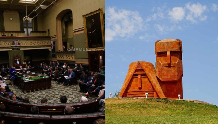 Նոր Հարաւային Ուէյլս նահանգի Օրէնսդիր Ժողովը ճանչցած է Արցախի անկախութիւնը