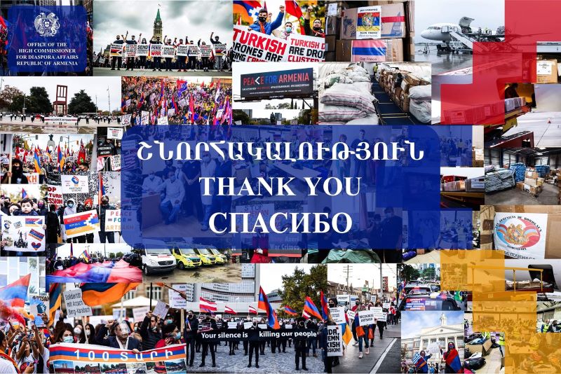 Այս պատերազմին պարտուեցանք բոլորս, սակայն յաղթեցին հայ զինուորն ու հայկական Սփիւռքը. Սփիւռքի Գլխաւոր Յանձնակատարի Գրասենեակ