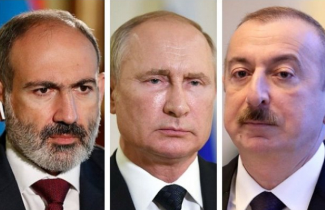 Հրապարակուած է Հայաստանի, Ռուսաստանի եւ Ատրպէյճանի առաջնորդներու միջեւ կայացած համաձայնութեան պաշտօնական յայտարարութիւնը