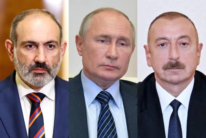 Մոսկուայի մէջ մեկնարկած է Փաշինեանի, Ալիեւի եւ Փութինի հանդիպումը
