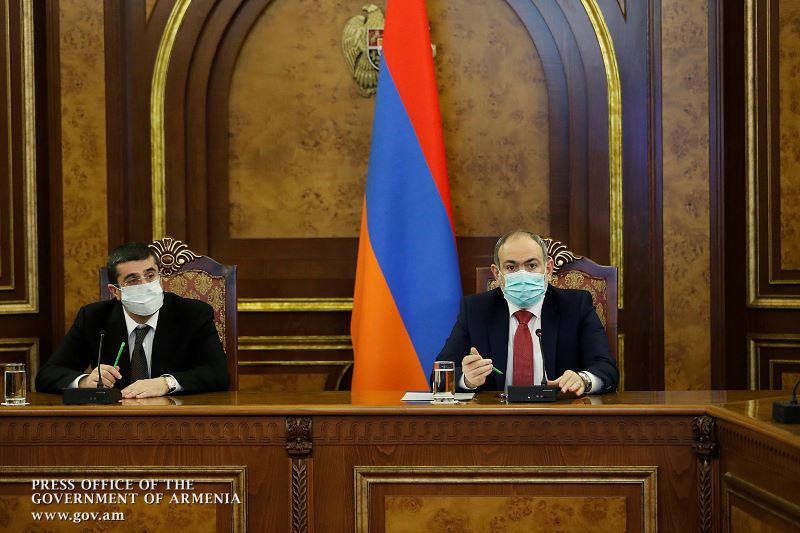 Վարչապետ Փաշինեանի եւ Արցախի նախագահի գլխաւորութեամբ տեղի ունեցած է Անվտանգութեան խորհուրդի ընդլայնուած կազմով խորհրդակցութիւն