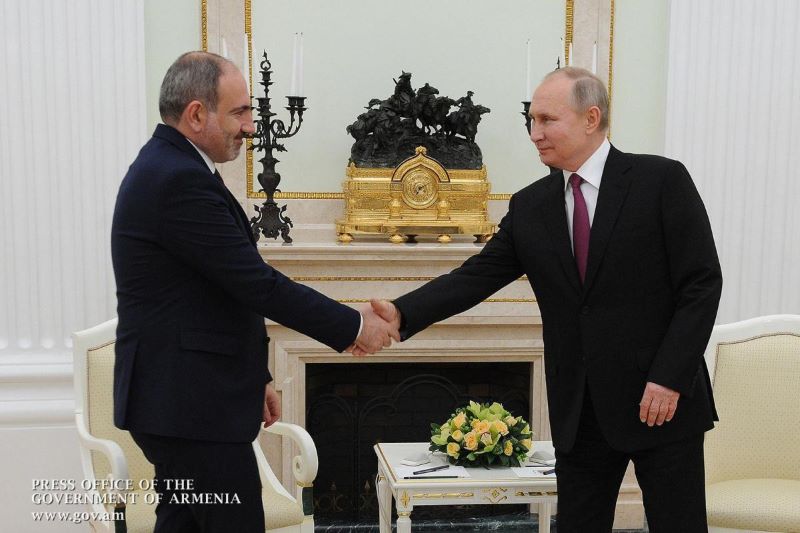 Փութին Փաշինեանին ըսած է, որ կ'ակնկալէ Ղարաբաղի բոլոր խնդիրներու շուրջ համաձայնութեան ձեռք բերում