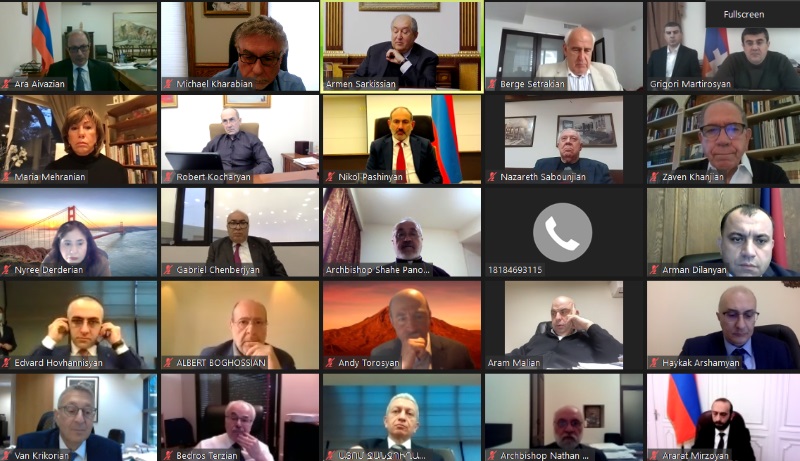 ՌԱԿ Ատենապետ Ընկ. Խարապեան մասնակցեցաւ «Հայաստան» Համահայկական Հիմնադրամի հոգաբարձուներու խորհուրդի առցանց հանդիպման