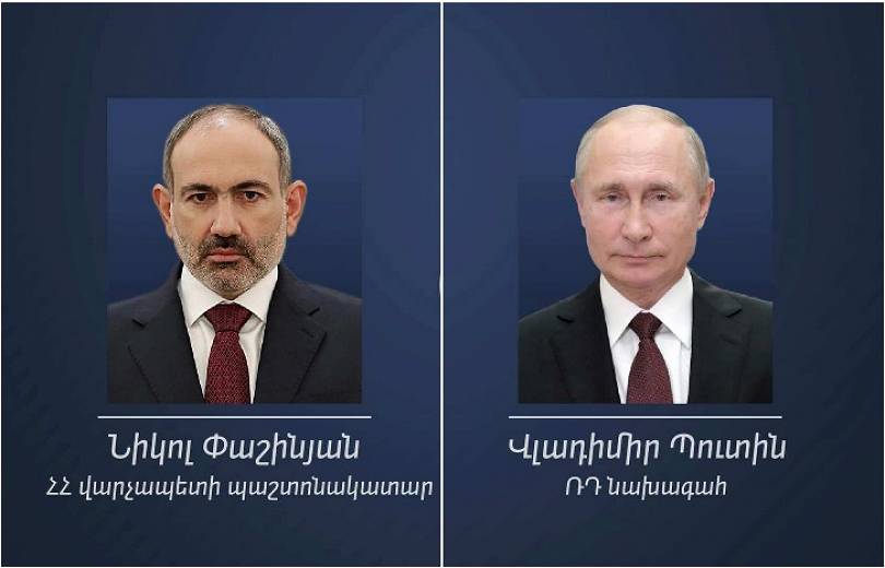 Իրավիճակի լուծումը պէտք է արտայայտուի ատրպէյճանական զօրքերու՝ նախկին դիրքեր ետ վերադարձով. խօսած են Փաշինեանն ու Փութինը