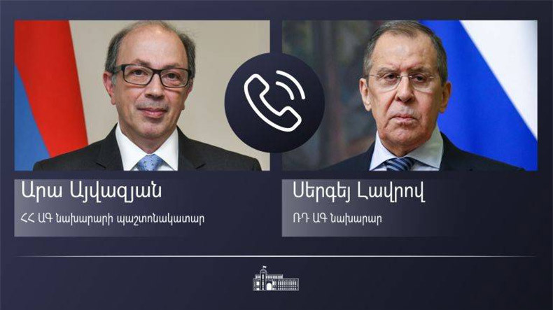 Լաւրովի հետ հեռախօսազրոյցի ընթացքին ՀՀ ԱԳ նախարարը տեղեկացուցած է պետական սահմանի միջադէպի մասին