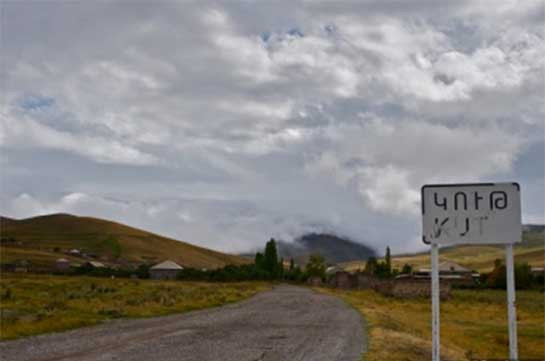 Ատրպէյճանցի զինուորականները Կութ գիւղի սահմանային հատուածին մէջ մի քանի կրակոց արձակած են. ՊՆ