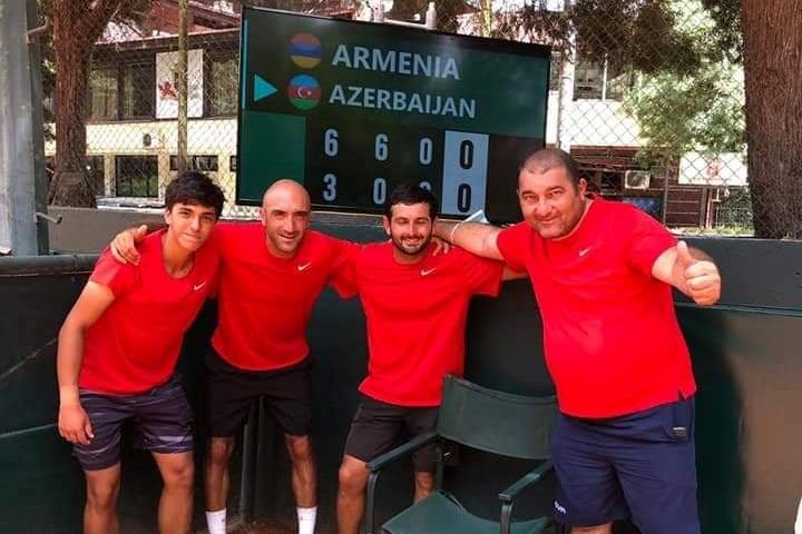 Թենիսի Հայաստանի հաւաքականը Տեյվիսի գաւաթի խաղերուն յաղթած է Ատրպէյճանին