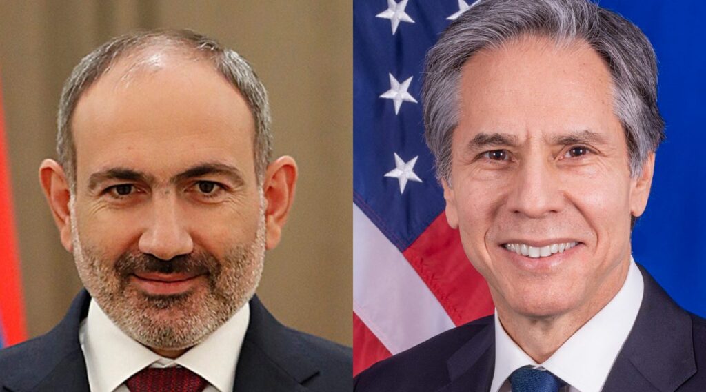 ԱՄՆ պիտի շարունակէ ջանքեր գործադրել բոլոր գերիներու վերադարձը ապահովելու համար․ Պլինքենը՝ Փաշինեանին