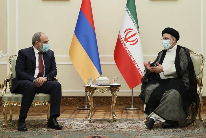 Նիկոլ Փաշինեանը եւ Իպրահիմ Ռայիսին քննարկած են հայ-իրանական համագործակցութեան ընդլայնման հարցերու լայն շրջանակ