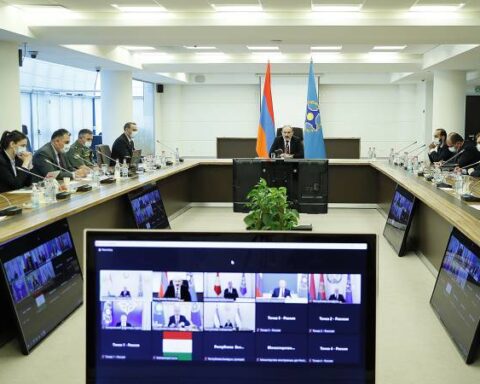 Վարչապետ Փաշինեան մասնակցած է ՀԱՊԿ Հաւաքական անվտանգութեան խորհուրդի արտահերթ նիստին