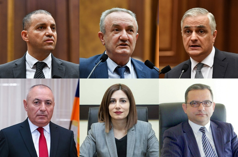 Նոր նշանակումներ. Նշանակուած են 5 նախարարներ եւ փոխվարչապետ