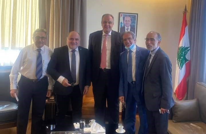 Ռ.Ա.Կ. Լիբանանի Շրջանային Վարչութեան Այցելութիւնը Լիբանանի Ճարտարարուեստի Նախարարին