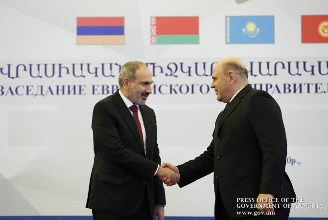 Երեւանի մէջ մեկնարկած է Եւրասիական միջկառավարական խորհուրդի նեղ կազմով հանդիպումը