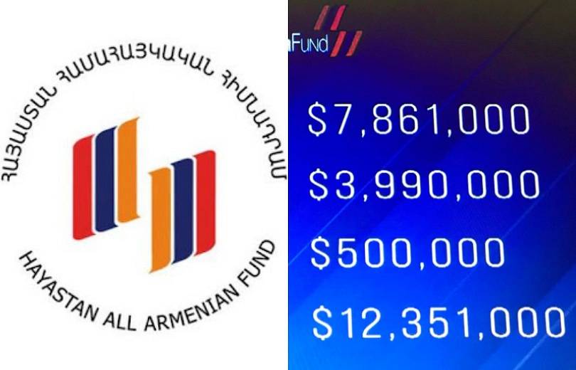 «Հայաստան» համահայկական հիմնադրամի 24-րդ հեռուստամարաթոնին հանգանակուած է $12,351,000