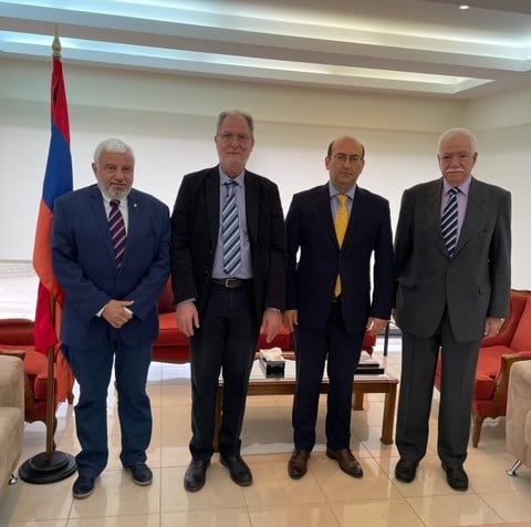 ՌԱԿ Յունաստանի Շրջանային վարչութեան հանդիպումը ՀՀ արտակարգ եւ լիազօր դեսպան Տիգրան Մկրտչեանի հետ