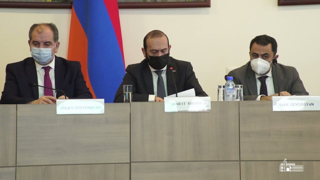 Նախարարի հանդիպումը ՀՀ-ում հավատարմագրված դիվանագիտական ներկայացուցչությունների ղեկավարների հետ