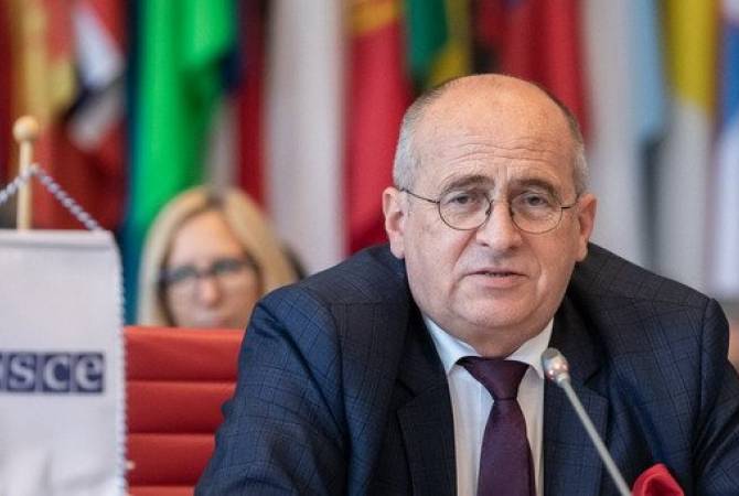 ԵԱՀԿ գործող նախագահը կոչ ըրած է Հայաստանին եւ Ատրպէյճանին վերադառնալու քաղաքական երկխօսութեան