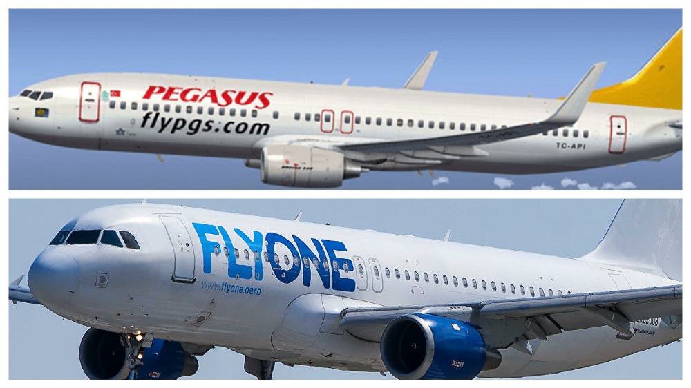 Flyone Armenia եւ Pegasus ընկերութիւնները Երեւան-Պոլիս-Երեւան երթուղիով թռիչքներ իրականացնելու թույլտուութիւն ստացած են