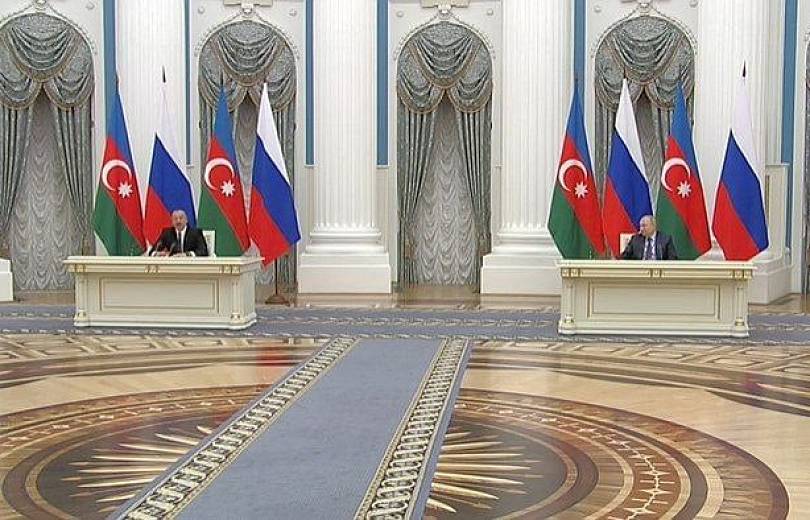 Փութինն ու Ալիեւը դաշնակցային համագործակցութեան մասին հռչակագիր ստորագրած են