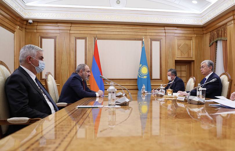 Վարչապետ Փաշինեան եւ ԵԱՏՄ կառավարութիւններու ղեկավարները հանդիպած են Ղազախստանի նախագահին