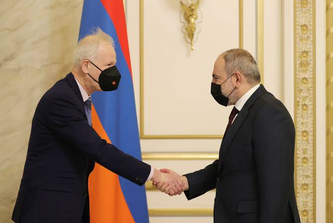 Հայաստան կը կարեւորէ խաղաղութիւնը եւ կայունութիւնը տարածաշրջանին մէջ. Փաշինեան ընդունած է Սթեֆան Տիոն