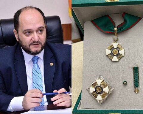 Արայիկ Յարութիւնեան պարգեւատրուած է Իտալիոյ նախագահի կողմէ
