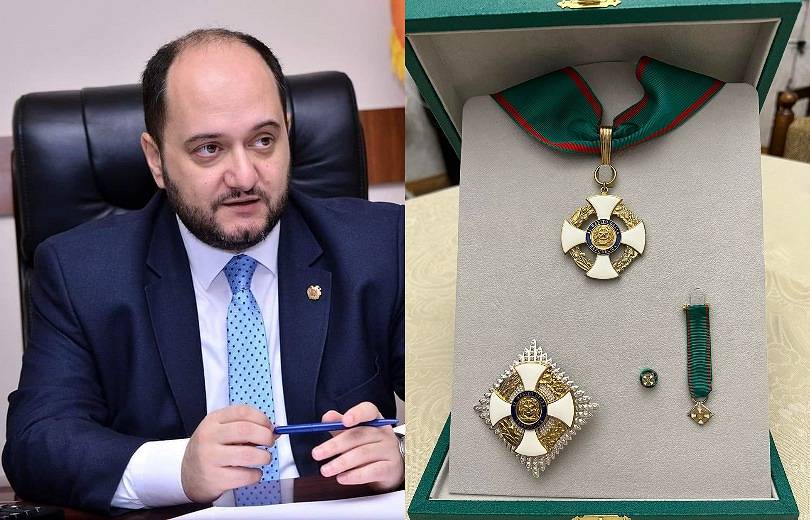 Արայիկ Յարութիւնեան պարգեւատրուած է Իտալիոյ նախագահի կողմէ