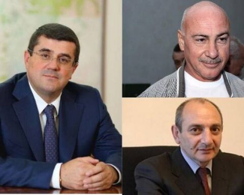 Արայիկ Յարութիւնեանը հանդիպած է Արցախի երկրորդ եւ երրորդ նախագահներուն հետ