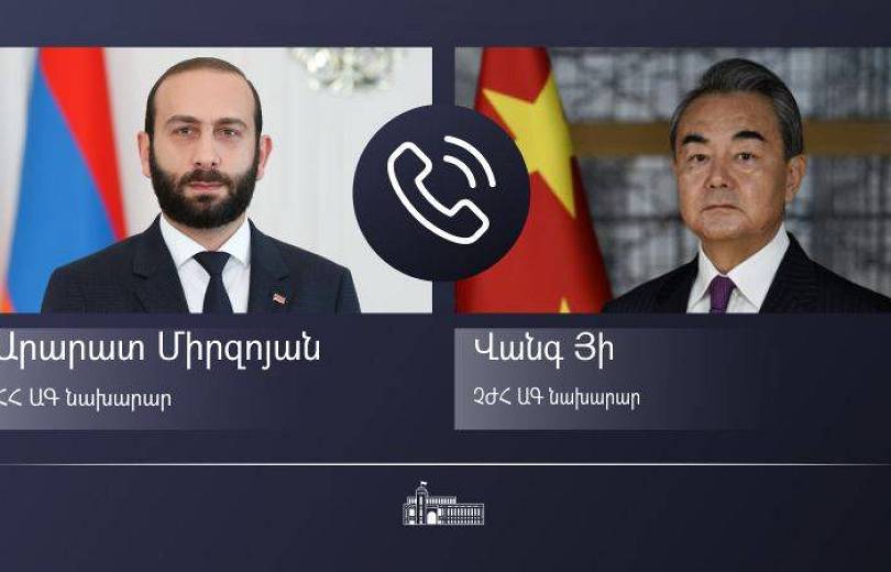 Հայաստանի ու Չինաստանի ԱԳ նախարարները միտքեր փոխանակած են տարածաշրջանային հարցերու շուրջ